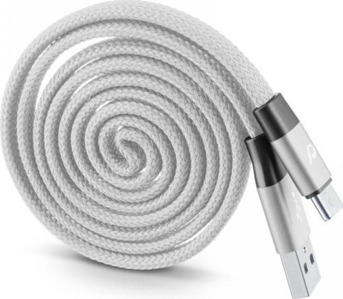 Cellularline Type-C Sarılabilir Yo-Yo Kablo-Gri