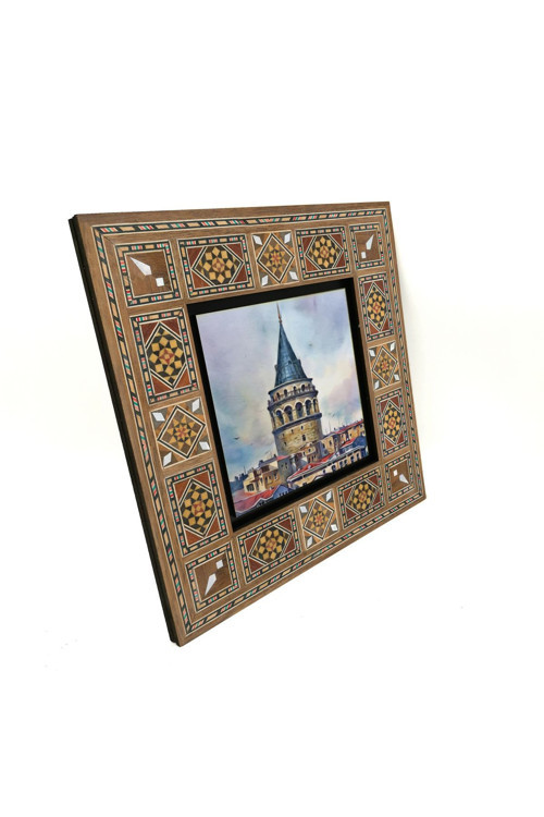 Galata Kulesi Baskılı Mdf Tablo 20X20 Krt-20