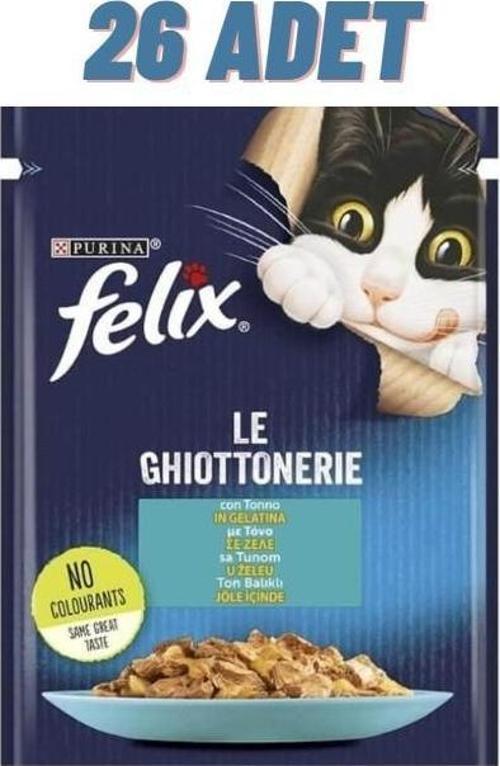 Ton Balıklı Yetişkin Kedi Konservesi Pouch 26x85 Gr
