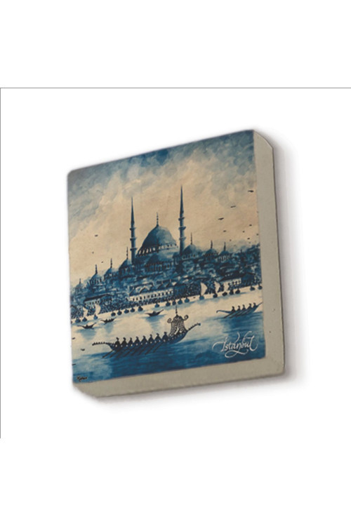 Eminönü Yeni Camii Baskılı Doğaltaş Magnet