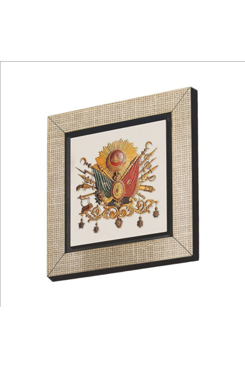 Osmanlı Arması Baskılı Mdf Magnetkrt-087