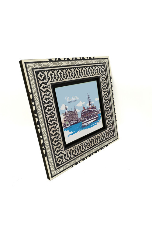 Kadıköy Vapuru Baskılı Mdf Tablo 20X20 Krt-35