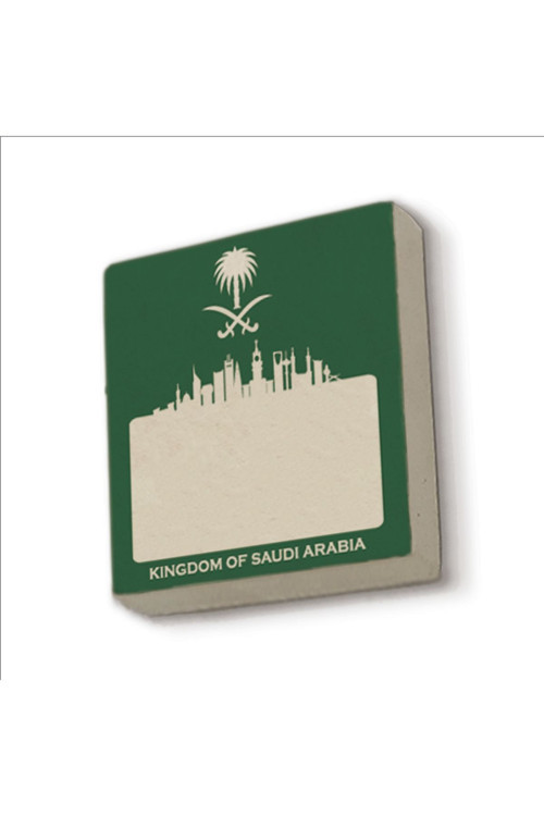 Suudi Arabistan Görseli Baskılı Doğaltaş Magnetkrg-072
