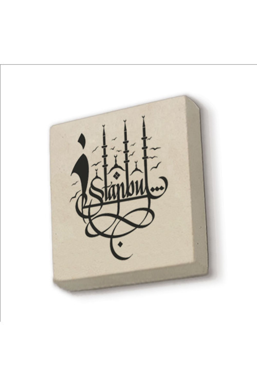 Istanbul Baskılı Doğaltaş Magnetkh-217Buzdolabı Süsü