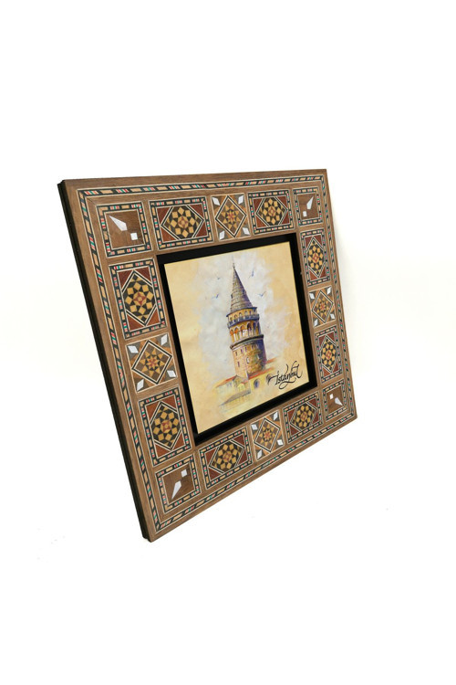 Galata Kulesi Baskılı Mdf Tablo 20X20 Krt-21