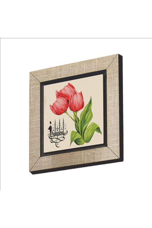 Istanbul Lalesi Baskılı Mdf Magnetkrt-069