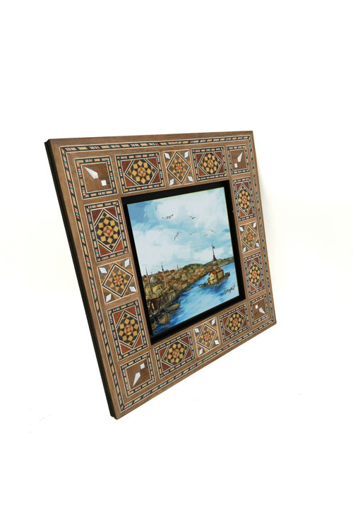 Kız Kulesi Baskılı Mdf Tablo 20X20 Krt-19