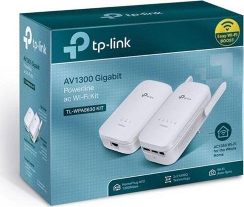 TP-LINK TL-WPA8630 KIT Wi-Fi AC 1200 Mbps Gigabit Powerline Kit