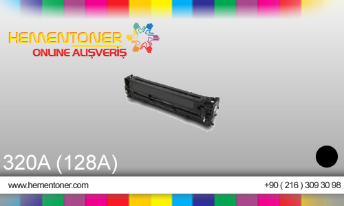 Hp Ce320A (128A) Siyah Muadil Toner. Cm1415Fn/Cm1525