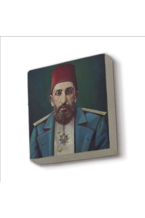 2. Abdülhamid Baskılı Doğaltaş Magnet 5X5 Krt-96