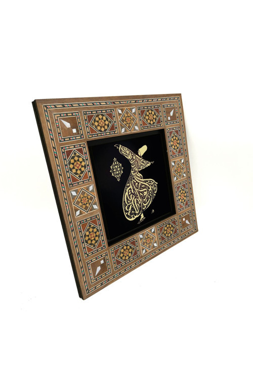 Semazen Formunda Ya Olduğun Gibi Görün Ya Göründüğün Gibi Ol. Baskılı Mdf Tablo 20X20 Kh-204