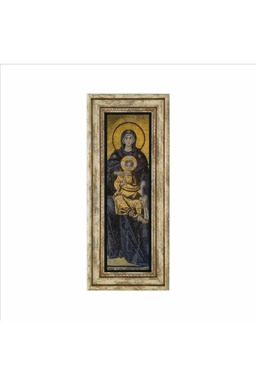 Hz.Meryem Ve Oğlu Ayasofya Baskılı Doğaltaş Tablo 20Cmx46 Cm Udg-087