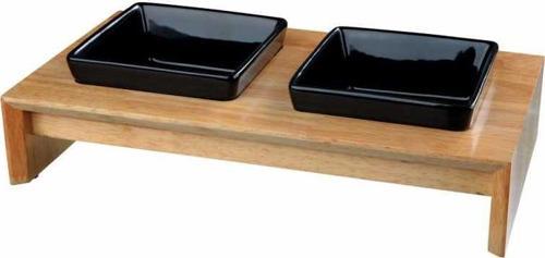 Mama Su Kabı Seti 2x0,2Lt 28x5x15cm Ahşap