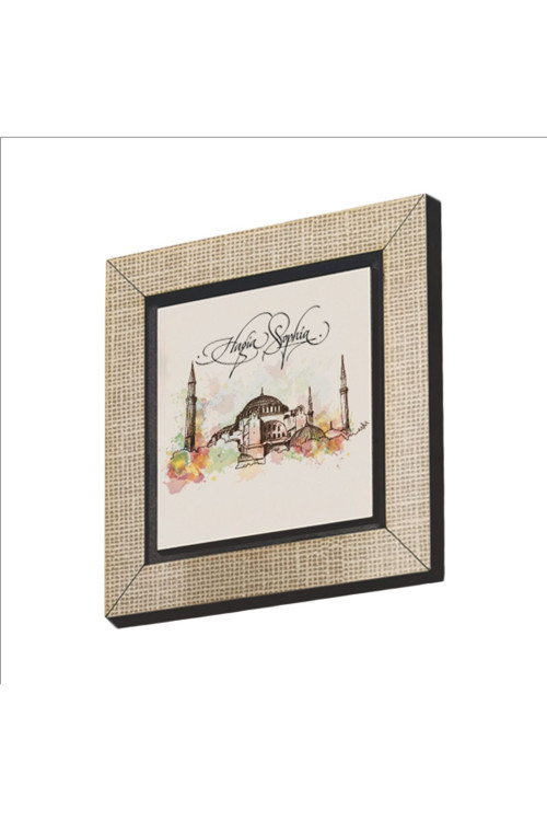 Ayasofya Camii Baskılı Mdf Magnetkrt-005Buzdolabı Süsü