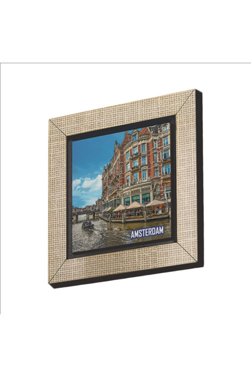 Amsterdam Görseli Baskılı Mdf Magnetkrg-014