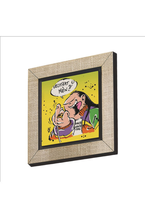 Haagse Harry Hollanda Çizgiroman Karakteri Baskılı Mdf Magnetkrg-044