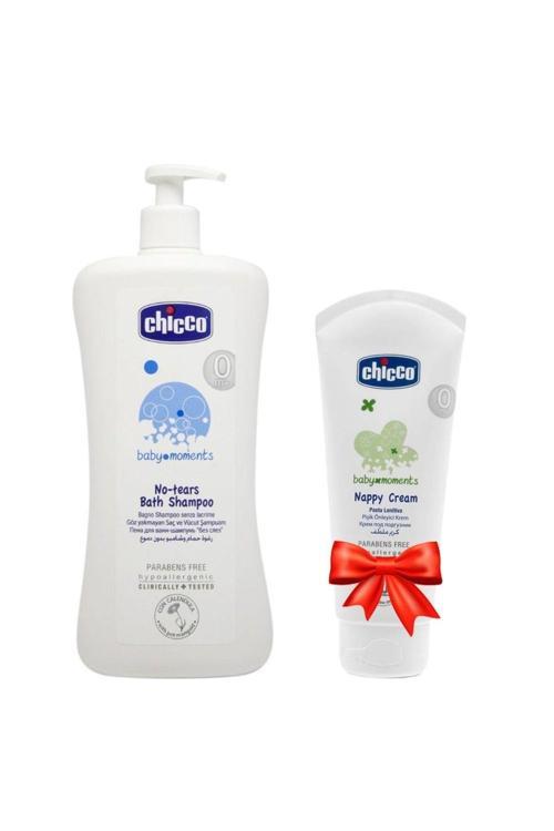 Göz Yakmayan Saç Ve Vücut Şampuanı 750Ml Pişik Önleyici Krem 100Ml