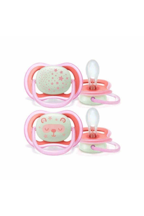 Avent Ultra Air Night Emzik 2'Li Kız 6-18 Ay