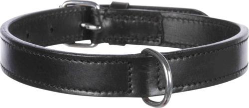 Köpek Boyun Tasması Gerçek Deri 27-32cm 14mm XS-S Siyah