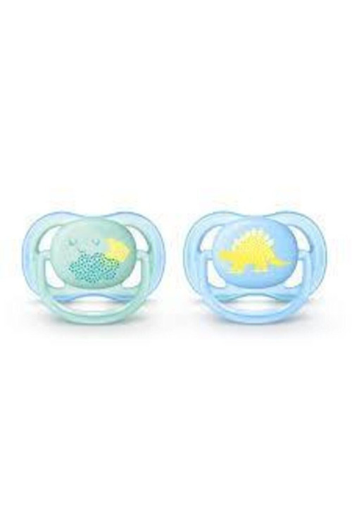 Erkek Bebek Ultra Air 0-6 Ay 2'Li Desenli Emzik (For Baby'S Sensitive Skin)