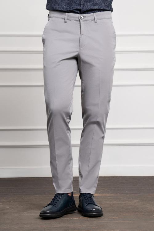  Erkek Gri Dynamic Fit Chino Pantolon