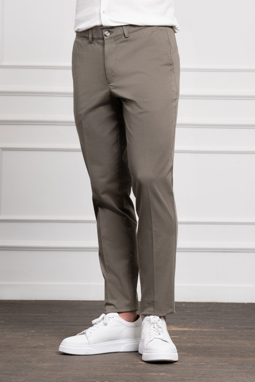 Erkek Yeşil Dynamic Fit Chino Pantolon
