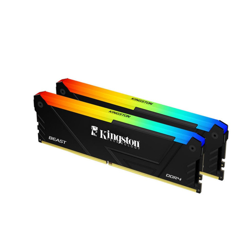 KINGSTON Beast, KF436C18BB2AK2/32TR, 32Gb   (2x16Gb), 3600Mhz, DDR4, CL18, RGB, Desktop Gaming RAM (Soğutuculu)