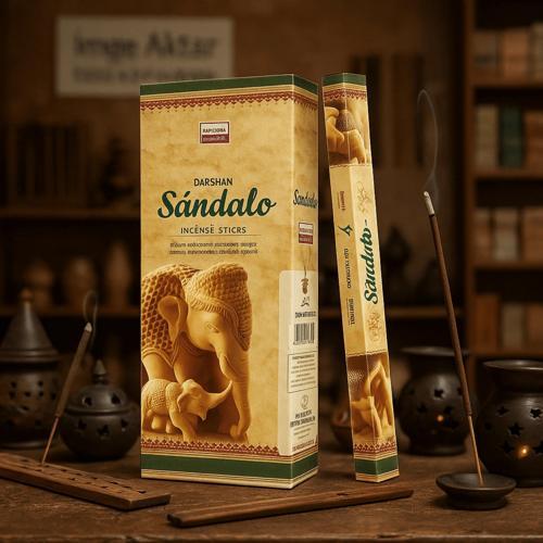 Darshan Incense Sandalo 20'li Çubuk Tütsü 