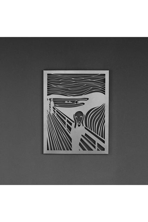 Edvard Munch'Un Çığlık (The Scream By Edvard Munch) Isimli Metal Duvar Dekoru