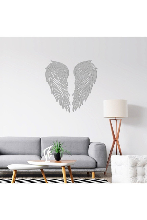 Angel Wings Melek Kanatları Metal Duvar Dekoru