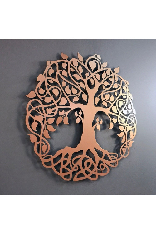 Yaşam Ağacı Metal Duvar Dekoru