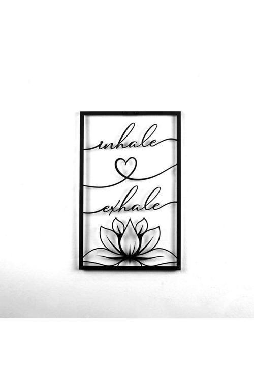 Lotus Dikey Metal Duvar Dekoru Ile Nefes Al - Nefes Ver