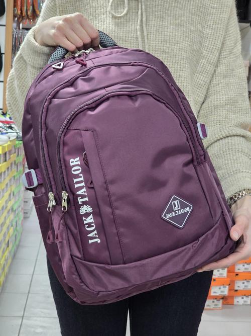 Jack Taılor 2110-60020 Unisex Anatomik Sırt Destekli Günlük ve Okul Sırt Çantası - NKT02110-MOR-TEKEBAT