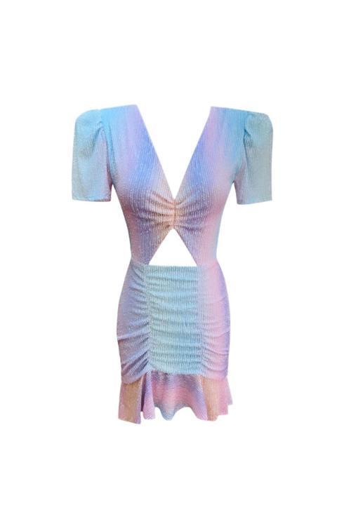 Ombre Payetli Elbise