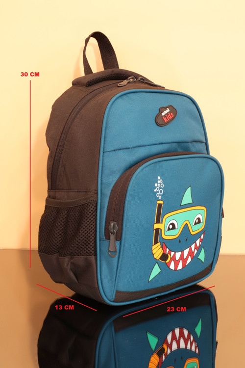 1234 Anatomik Sırtlı Yapılı Unisex Anaokul Çantası - NKT01234-lacivert-TEK EBAT