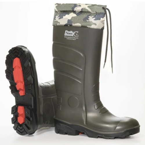 Polly Boot 2117 Galaxy Vega Avcılık,Balıkçılık,İnşaat,Çiftçilik ve Çok Amaçlı Boğazlı Çizme - NKT02117-haki-38