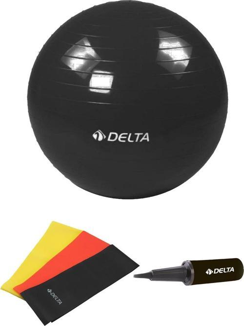 85 cm Pilates Topu 3'lü Pilates Bandı Egzersiz Direnç Lastiği Pilates Topu Pompası 5'li Set