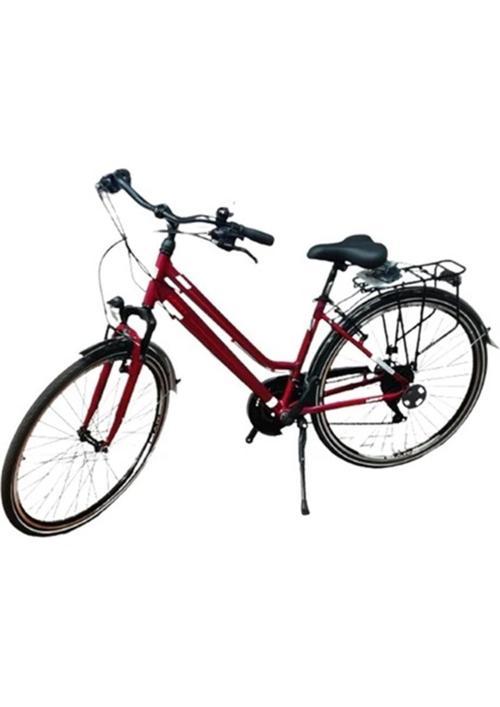 2833 VENTURA L KADIN ŞEHİR BİSİKLETİ 430H V 28 JANT 21 VİTES BORDO BEYAZ