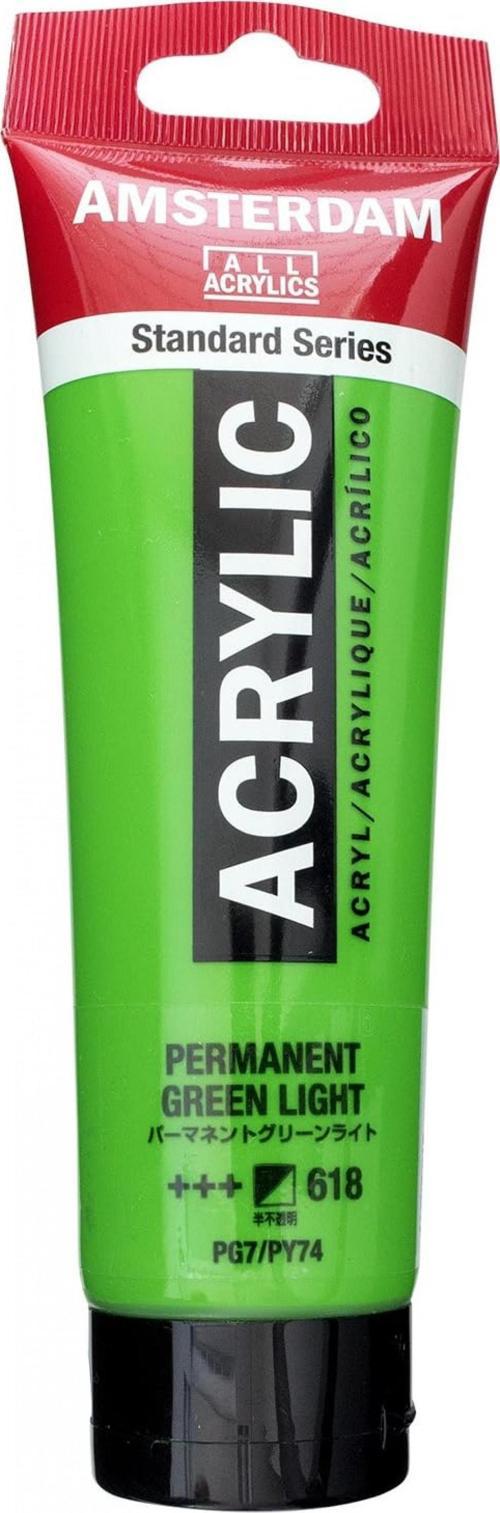 Standart Akrilik Boya 120ml Permanent Green Light / 618