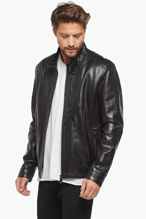 Leonardo Klasik Deri Mont Siyah