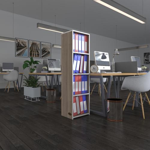 klasörlük raflı börteçin crd 140*40*30 kitaplık ofis arkalıksız