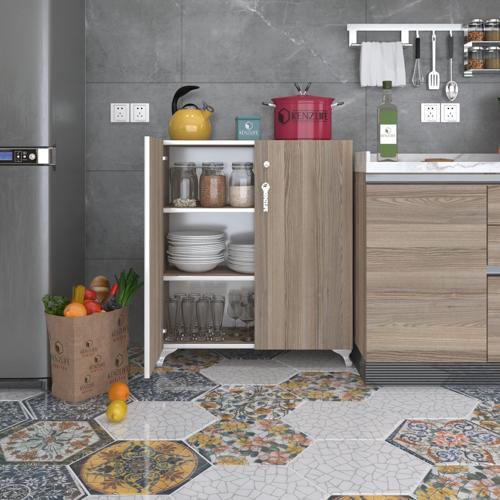 2 kapılı dolap çilem 088*070*032 crd kilitli ayaklı banyo mutfak ofis kitaplık ayakkabılık kiler