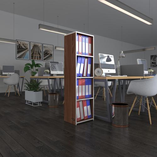 klasörlük raflı börteçin cvz 140*40*30 kitaplık ofis arkalıksız