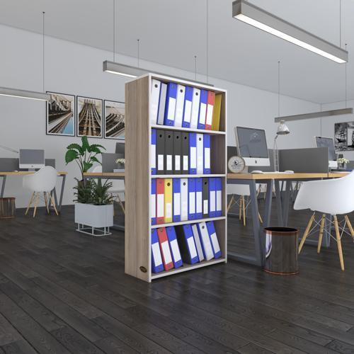 klasörlük raflı erlinay crd 140*80*30 kitaplık ofis arkalıksız