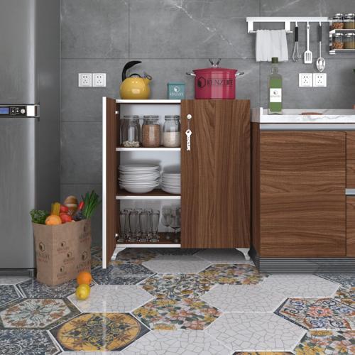 2 kapılı dolap çilem 088*070*032 cvz kilitli ayaklı banyo mutfak ofis kitaplık ayakkabılık kiler