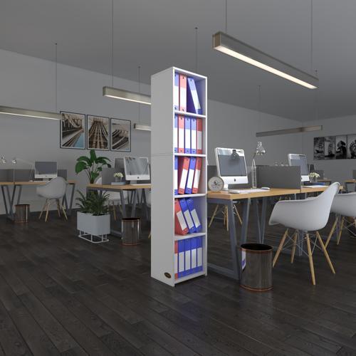 klasörlük raflı kutadgu byz 175*40*30 kitaplık ofis arkalıksız