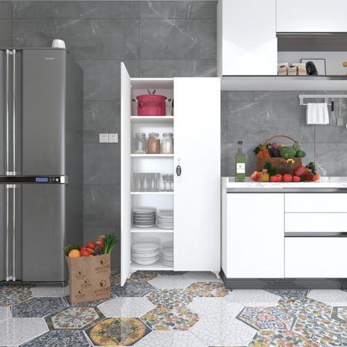 2 kapılı dolap çilem 188*070*032 byz kilitli ayaklı banyo mutfak ofis kitaplık ayakkabılık kiler