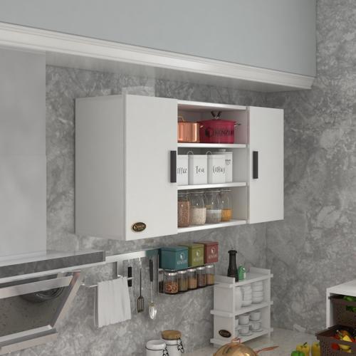 hazır mutfak honnor22 byz 060*120*22 mutfak banyo dolabı kapaklı raflı