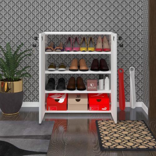 ayakkabılık ayakkabı dolabı kilitli gutan byz 080*70*32 kapaklı ofis dolabı