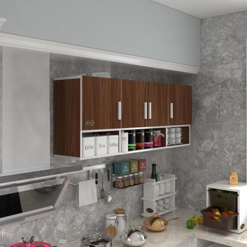 hazır mutfak konsta cvz 060*150*32 mutfak banyo dolabı kapaklı raflı